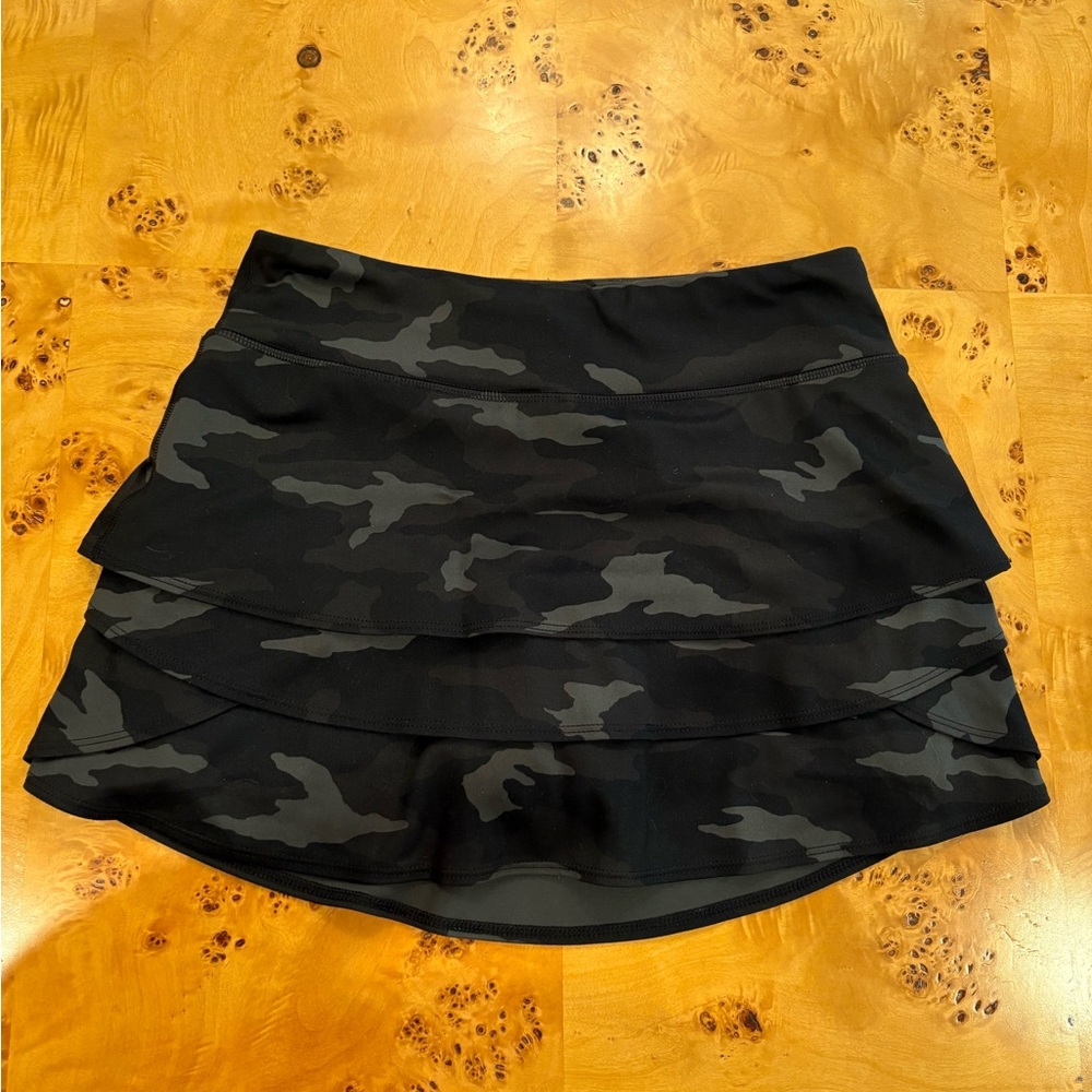 Athleta Girl Camo Lux Print Swing Skort